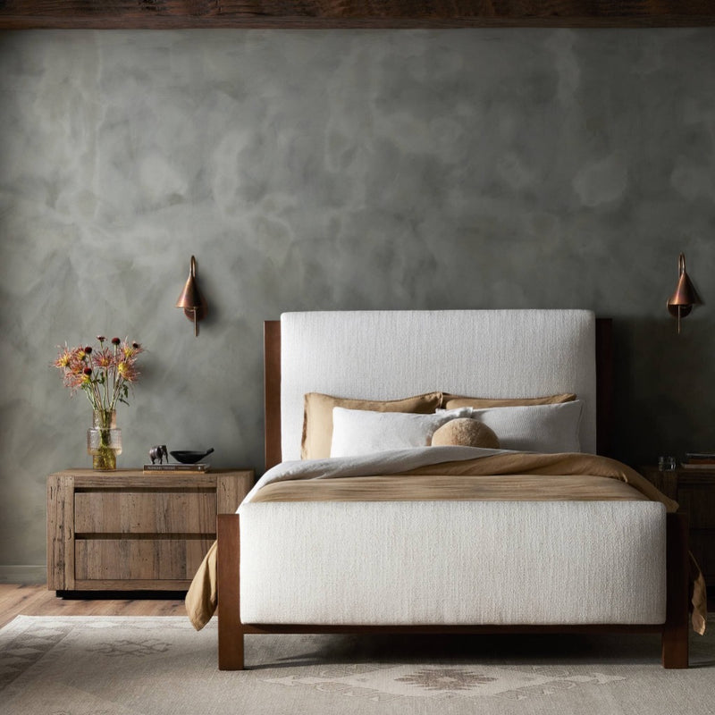 Willem Bed Omari Natural Staged View in Bedroom 235877-004