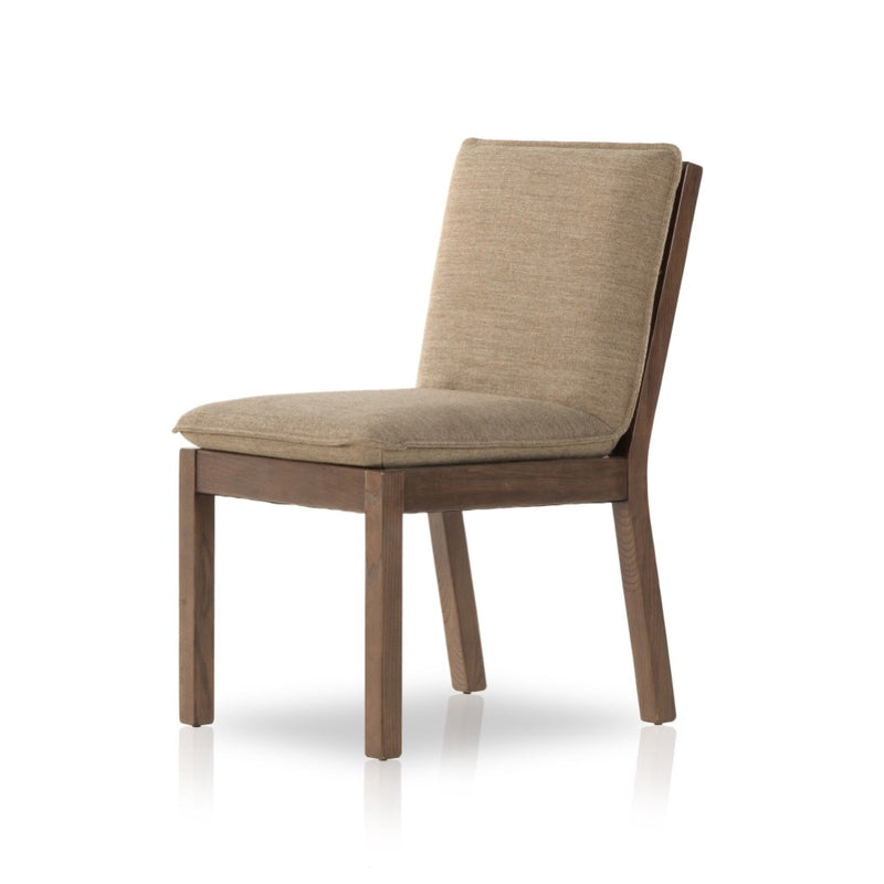 Four Hands Wilmington Dining Chair Alcala Fawn Angled View