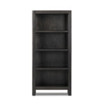 Wimberley Bookcase Worn Black Parawood Front Facing View 239768-002