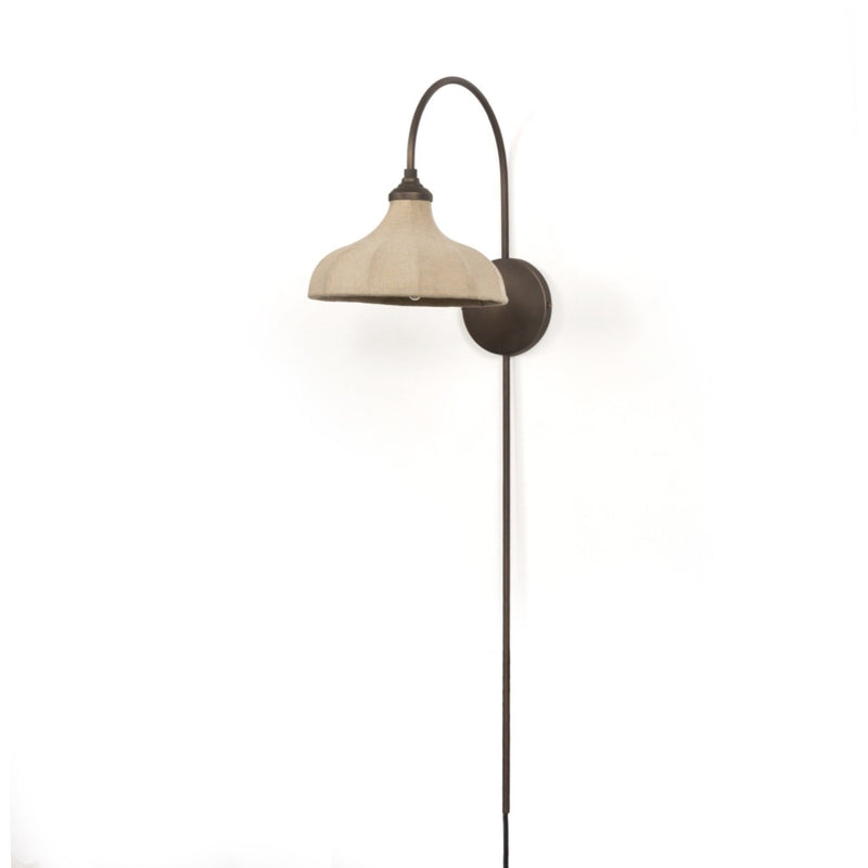 Four Hands Winslet Sconce Light Oil Rubbed Bronze Angled View