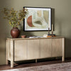 Wolfe Sideboard Light Burnished Ash Staged View Four Hands