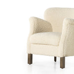 Wycliffe Chair Harben Ivory Angled View Four Hands