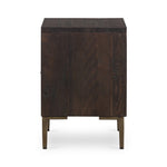 Wyeth Nightstand Dark Carbon Back View Four Hands