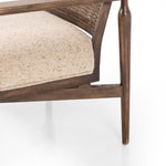 Xavier Chair Hasselt Taupe Back Leg Detail 229360-002