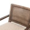 Xavier Dining Armchair Hasselt Taupe Cane Backrest 235754-002