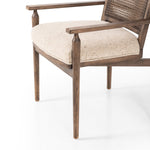 Xavier Dining Armchair Hasselt Taupe Almond Legs 235754-002