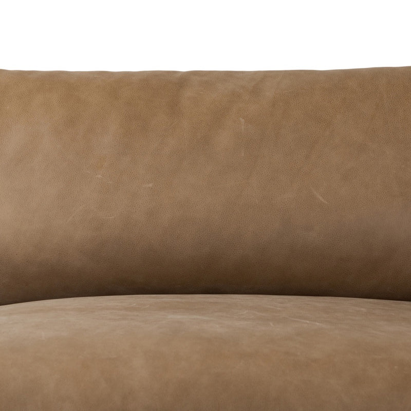 Yann Sofa Palermo Drift Top Grain Leather Backrest Four Hands