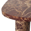 Zion Coffee Table Set Merlot Marble Natural Veining 238223-001