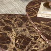 Zion Coffee Table Set Merlot Marble Staged View Four Hands