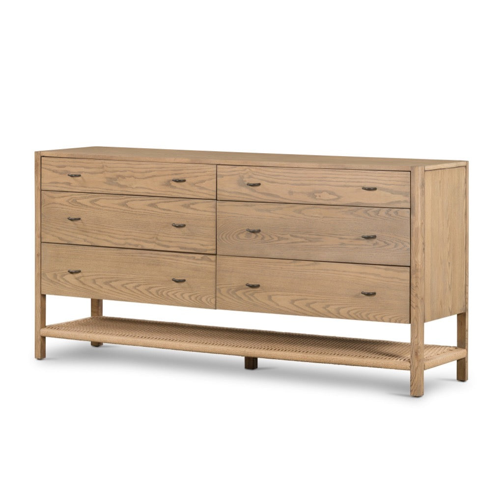 Zuma 6 Drawer Dresser 228896-001 angles view