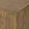 Four Hands Zuma Small Cabinet Dune Ash Veneer Detail