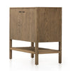 Zuma Small Cabinet Dune Ash Veneer Angled View Four Hands