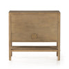 Four Hands Zuma Small Cabinet Dune Ash Veneer Back View