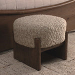 Kirby Accent Stool - Solema Cream