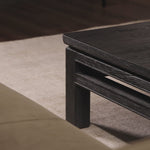 Oman Coffee Table - Rustic Black Veneer