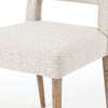 Joseph Dining Chair - Light Camel Four Hands Seat Detail