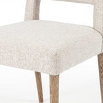 Joseph Dining Chair - Light Camel Four Hands Seat Detail