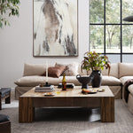 Abaso Coffee Table Staged View in Living Room Four Hands