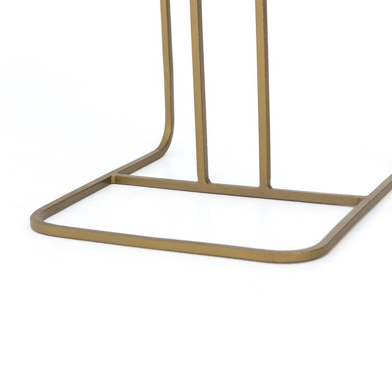 Adalley C Table - Matte Brass Frame