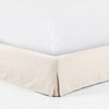 Aidan Slipcover Bed Brussels Natural Corner Detail Four Hands