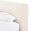 Four Hands Aidan Slipcover Bed Brussels Natural Headboard Detail