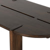 Four Hands Aldridge Coffee Table Brown Mango Wood Detail