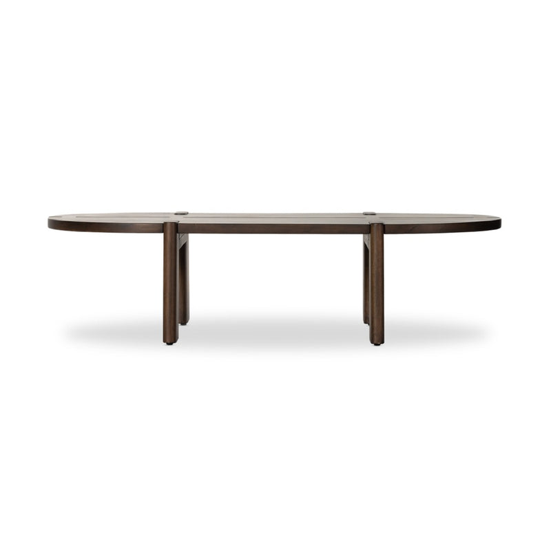 Four Hands Aldridge Coffee Table Brown Front Facing View