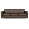 Bali Brandy - Alessandro Three Seat Leather Sofa