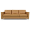 Bali Brandy - Alessandro Three Seat Leather Sofa