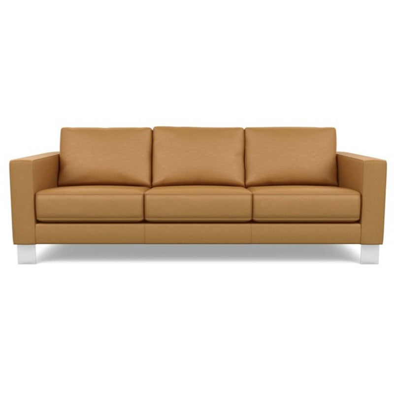 Bali Brandy - Alessandro Three Seat Leather Sofa