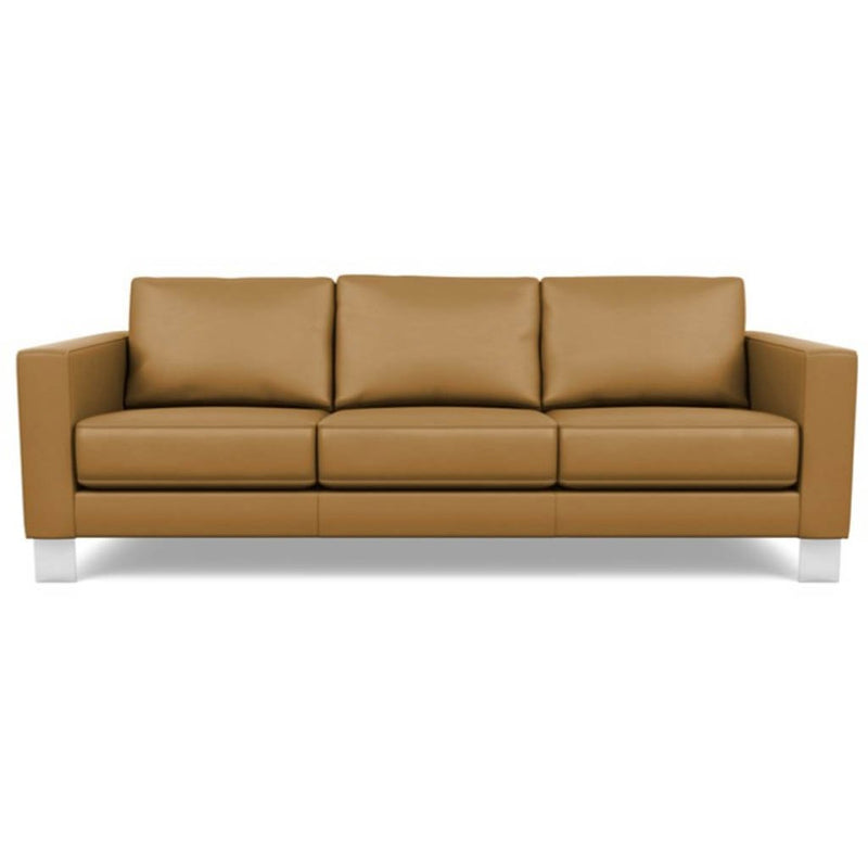 Capri Butterscotch - Alessandro Three Seat Leather Sofa