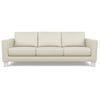 Capri Sand Dollar - Alessandro Three Seat Leather Sofa