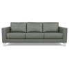 Capri Shadow - Alessandro Three Seat Leather Sofa