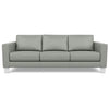 Capri Thundercloud - Alessandro Three Seat Leather Sofa