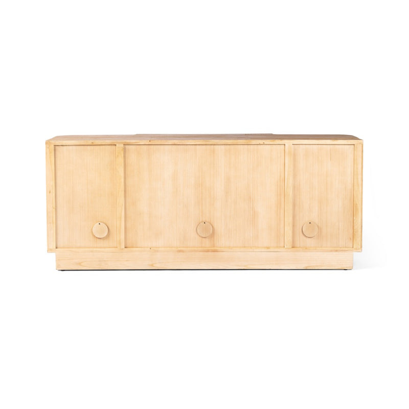 Four Hands Allandale Sideboard Natural Elm Back View