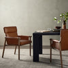 Almada Dining Armchair Valencia Camel Staged View 233045-004
