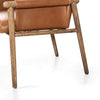 Almada Dining Armchair Valencia Camel Parawood Legs 233045-004
