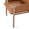 Almada Dining Armchair Valencia Camel Parawood Frame Four Hands