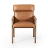 Almada Dining Armchair Valencia Camel Front View 233045-004
