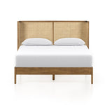 Antonia Cane Bed - Toasted Parawood