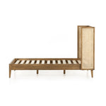 Antonia Cane Bed - Toasted Parawood