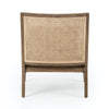 Antonia Cane Accent Chair - Toasted Nettlewood Back View