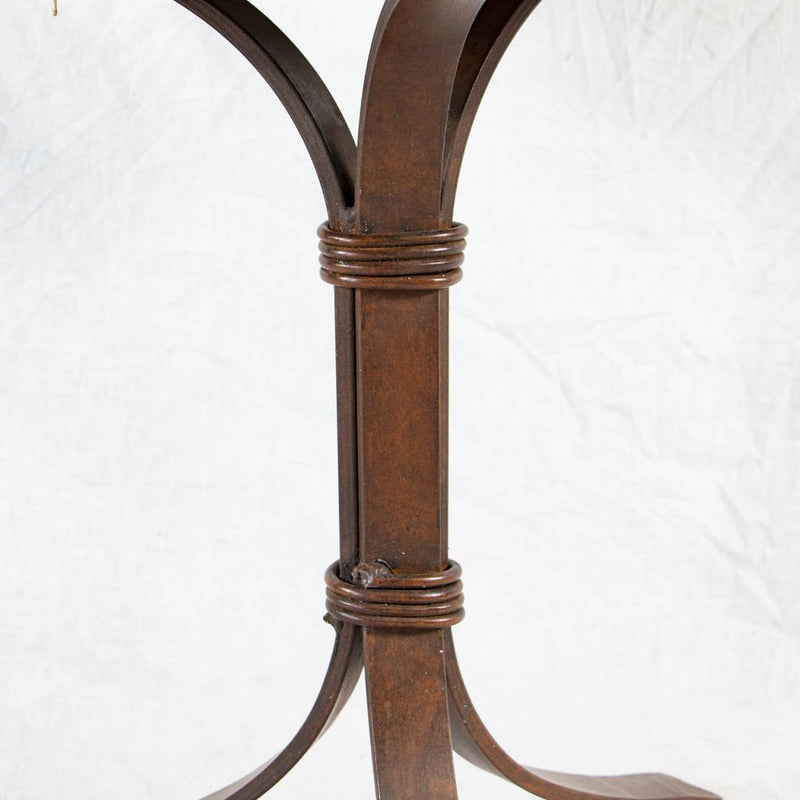 Arrow Copper and Iron End Table