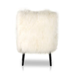 Ashland Fur Armchair Back View