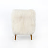 Four Hands Furniture White Fur Chair Ashland