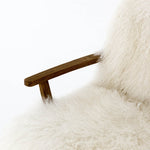 Ashland Arm Chair - Mongolian Cream Fur