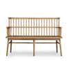 Accent Bench Sandy Oak Front View VBFS-020B
