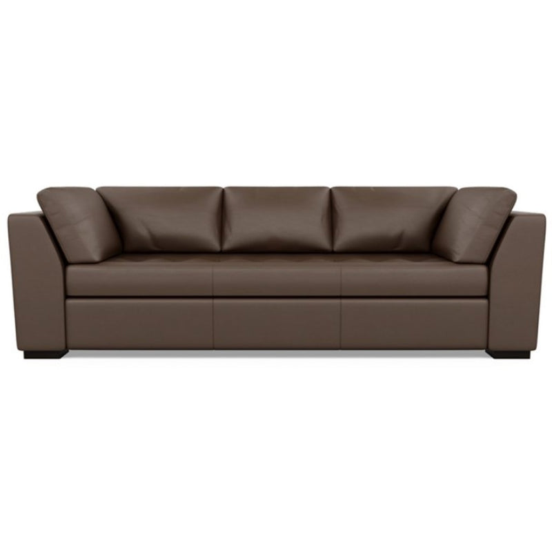 Astoria Leather Sofa Bali Brandy by American Leather