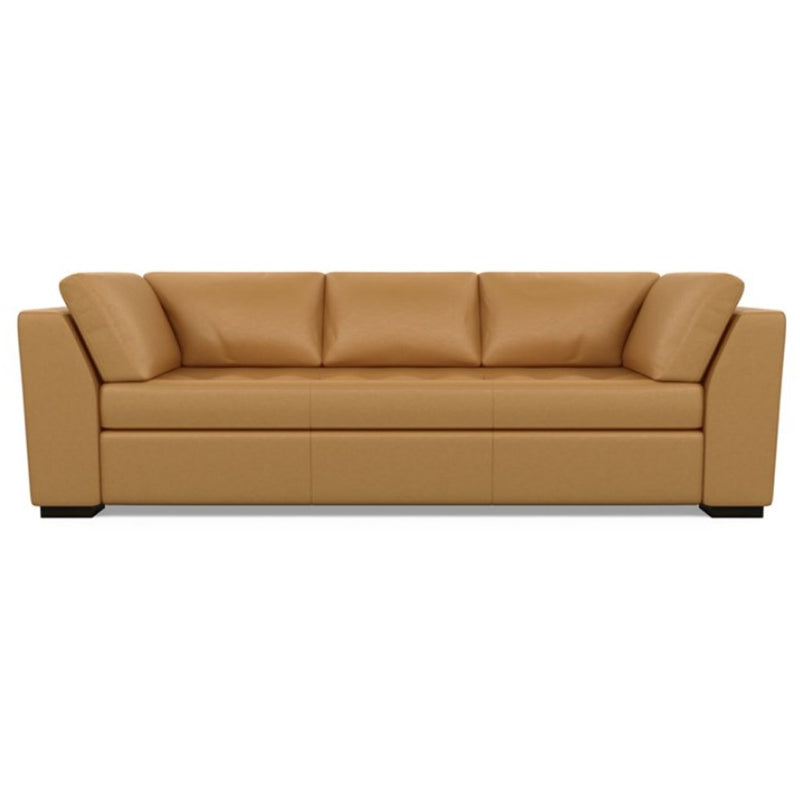 Astoria Leather Sofa Bali Butterscotch by American Leather