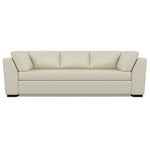 Astoria Leather Sofa Bali Cream by American Leather